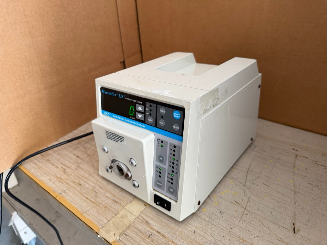 Cole-Parmer Masterflex 7550-20 Peristaltic Pump Controller 1.6-100 RPM - Tested — view 2