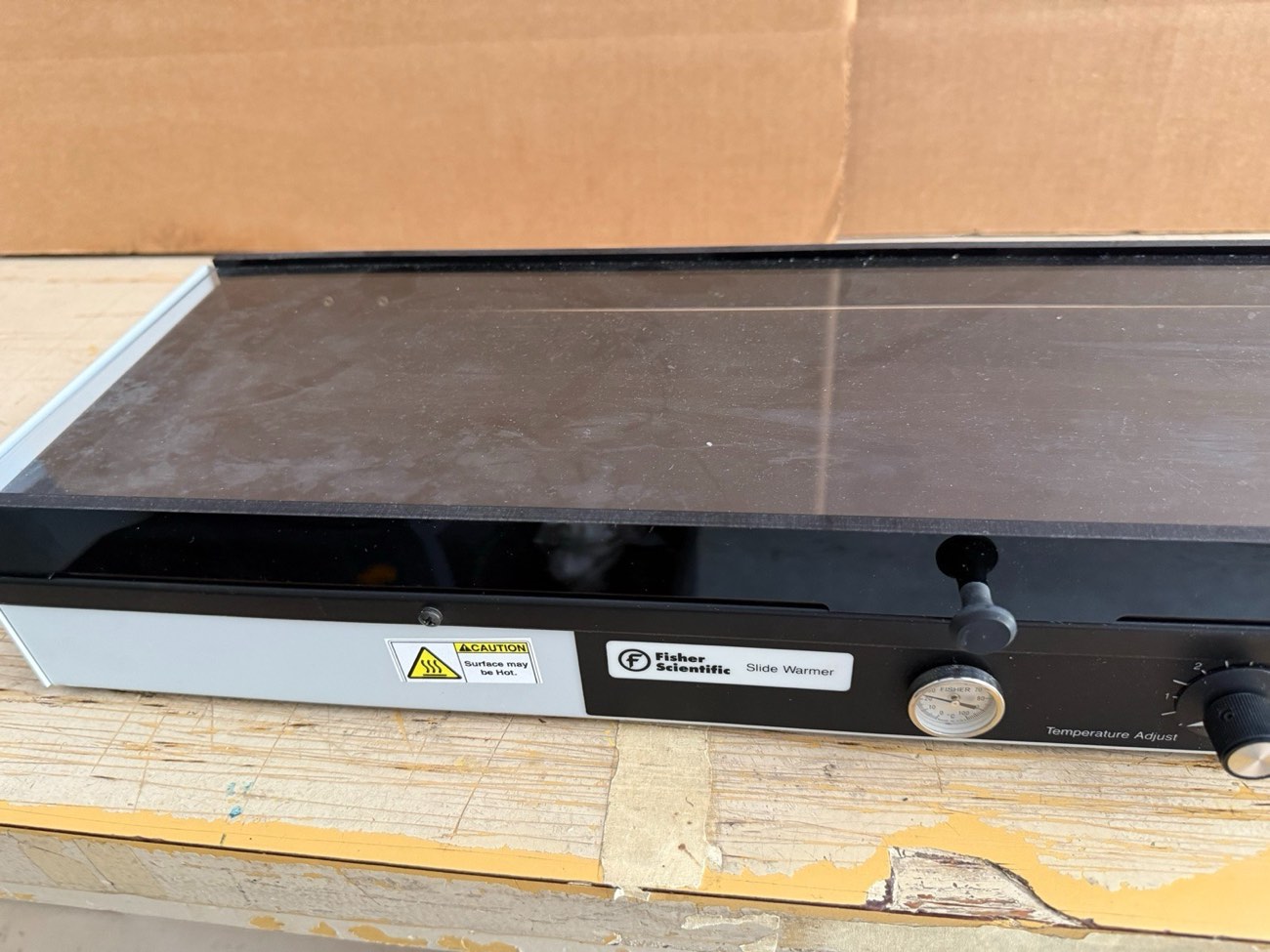 Fisher Scientific Model 77 Slide Warmer Histology Heated Plate 12-594 Powers On — view 1