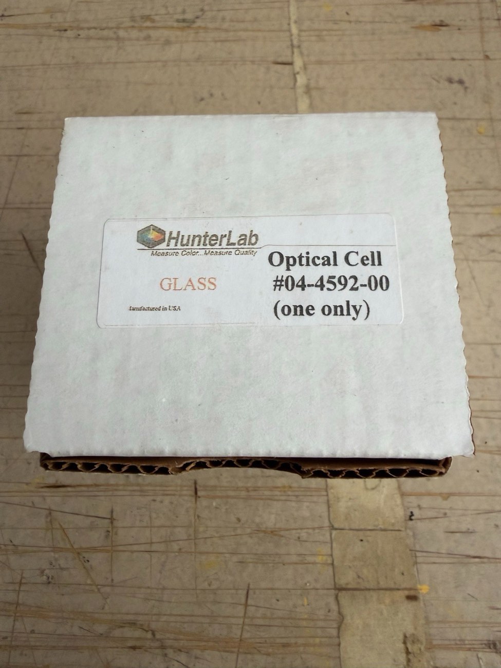 HunterLab Glass Optical Cell 20mm Light Path 04-4592-00 New Open Box — view 2