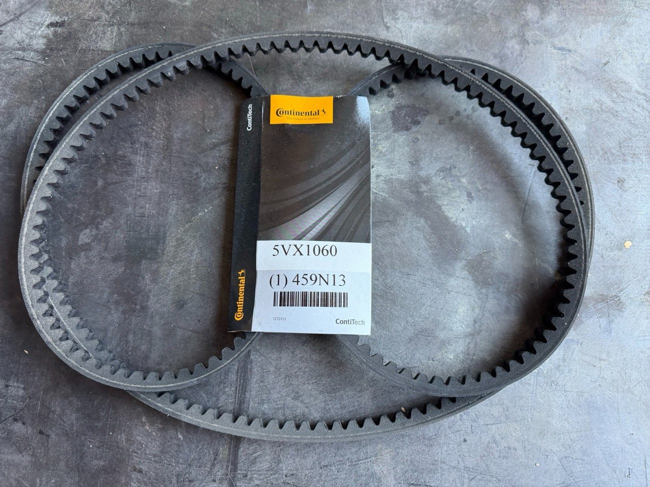 Lot of 2 Continental ContiTech 459N13 5VX1060 Cogged V-Belt 106" 5/8" New — view 2