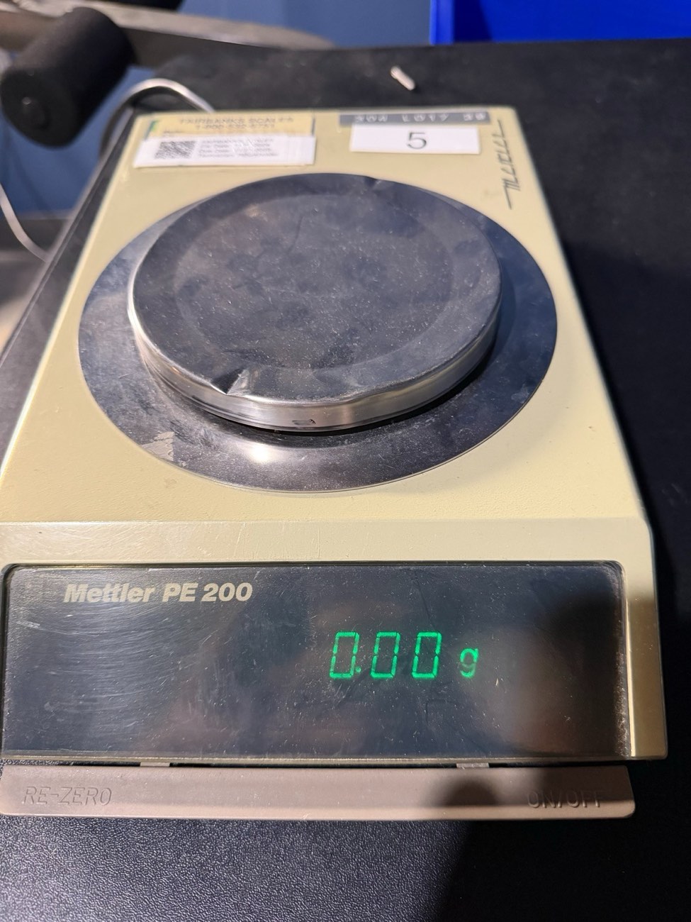 Mettler PE 200 Top Loading Precision Lab Balance Scale 200g - Powers On — view 1