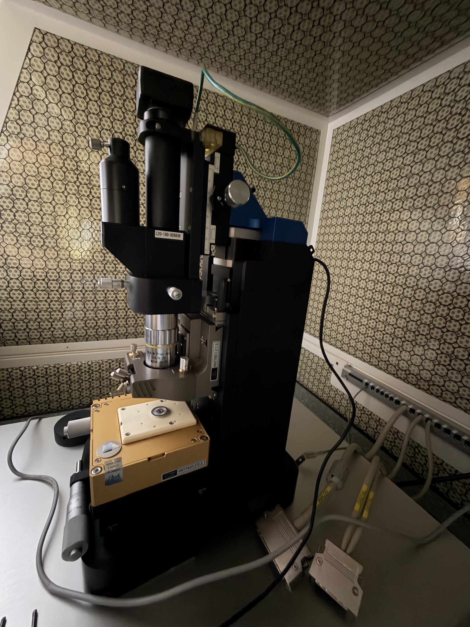 XE7 scan head assembly - optics column and gold scanner